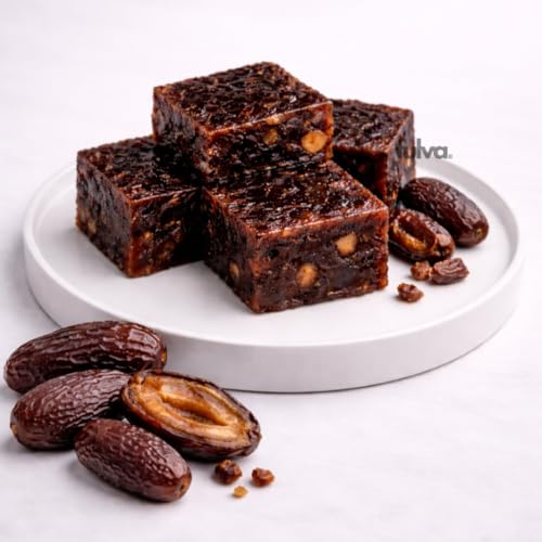 Image of Fulva Dates Halwa 200g, Original Kozhikoden Halwa, Soft Chewy Indian Dessert Sweet, Premium Kerala Sweet, Dry Fruit with Dates, Festival, Gift & Celebration
