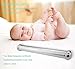 RUMUISE Birth Certificate Holder for Baby Keepsake Gift, Silver Tone Certificate case, Metal Scroll Storage Tube for Baptism Decoration