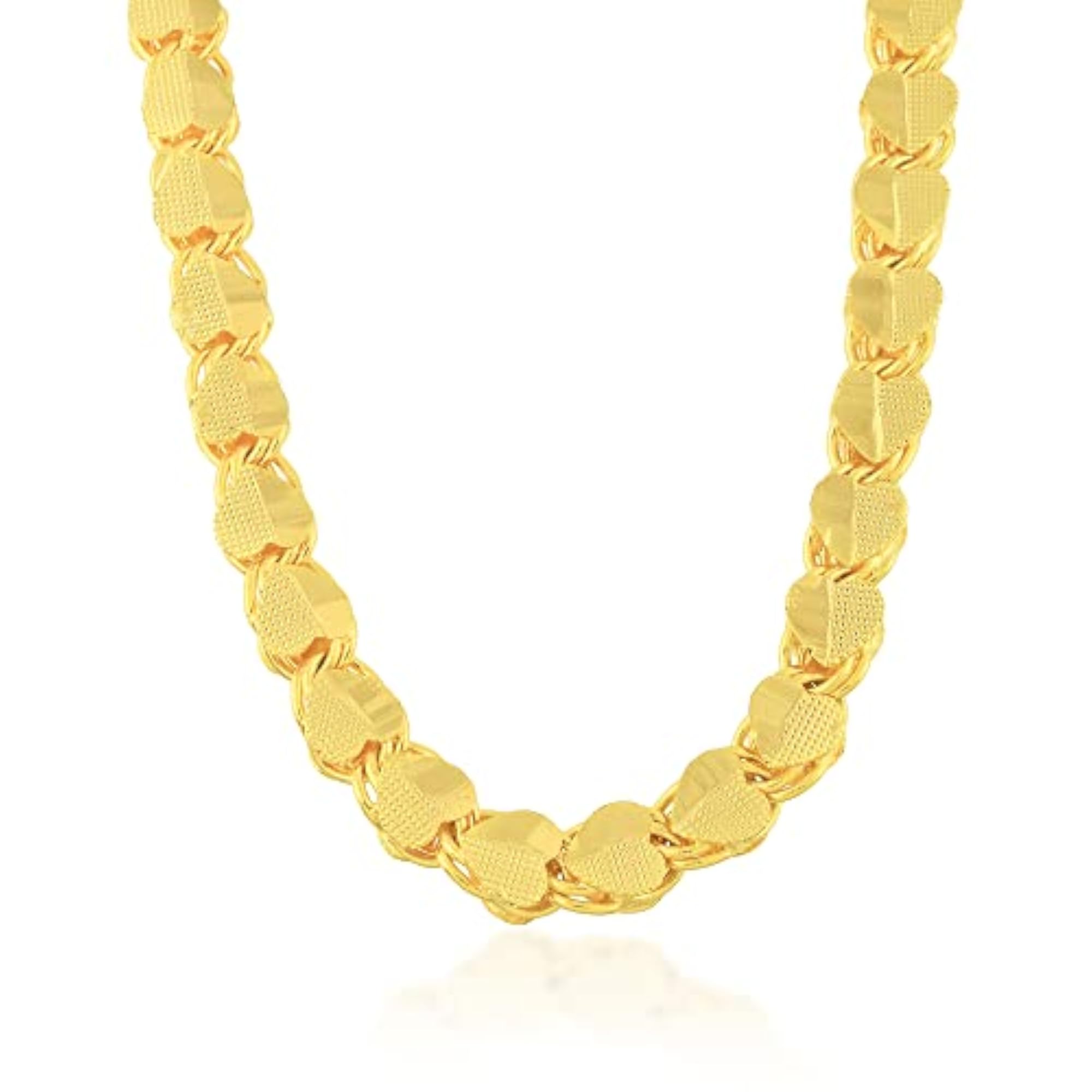 Brass Micron Goldplated Heartshape Necklace Chain