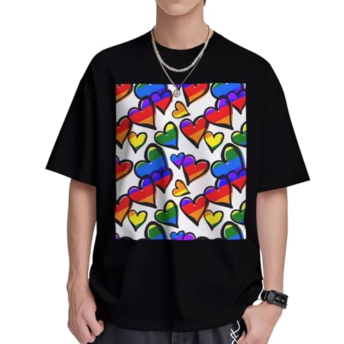 T-shirt arc-en-ciel Gay Pride en coton doux pour célébrer la diversité avec style et confort