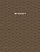 Brown Scale Retro Pattern Wide Rule Lined Notebook: Journal, Diary, Writing