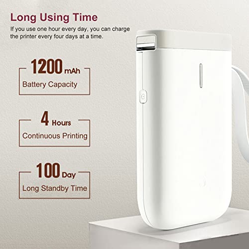 Gen Label Maker Machine Impressora de etiquetas térmicas portátil Nome do aparelho Impressora de eti