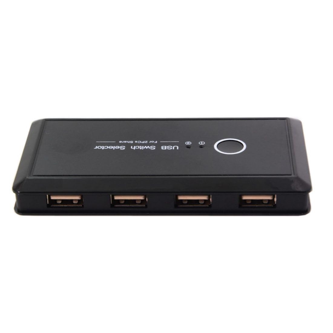 Chenyang USB 2.0 KVM Sharing Switch Selector 2 Computer condividono 4 Dispositivi USB per Tastiera, Mouse, Scanner, Stampante