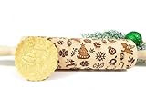 ROLLING PIN CHRISTMAS GIFTS EMBOSSING DOUGH ROLLER for CHRISTMAS GINGERBREAD COOKIES SNOWMAN GIFT STAR SNOWFLAKE WINTER COOKING GIFT