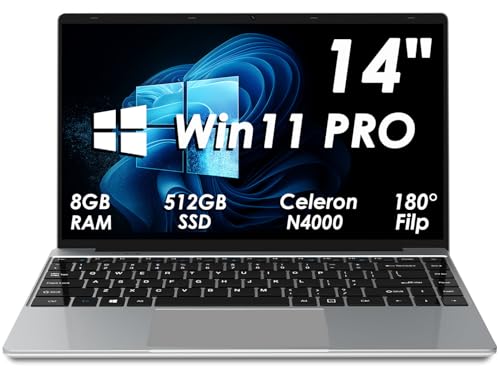 Kayoote PC Portatile 14.1 Pollici Celeron N4000 (fino a 2.6GHz)