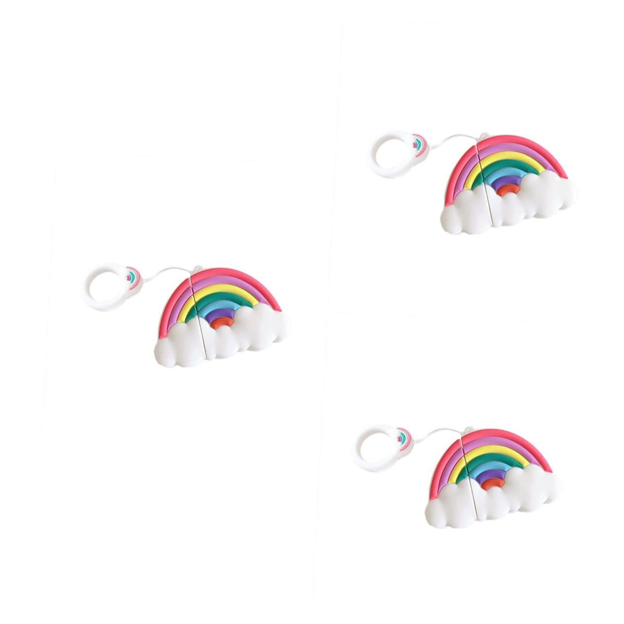 Angoily 3 Piezas Cubierta De Auriculares Inalámbricos Caminando Funda Protectora De Auriculares para 3 Moda Sin Cubierta Caparazón Senderismo Cubrir Las Nubes Estuche Protector Profesional