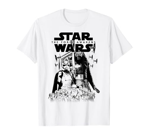T-shirt Star Wars Force Awakens anti-déformation coton épais Army Leader