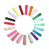 Belle Beau Ribbon Lined Alligator Hair Clips for Baby, Toddler, Kids, 20 pcs, Hair Accessories DIY...