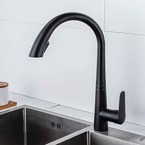 Robinet d'évier de cuisine chaude et eau froide avec jet double
