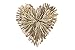 Creative Co-Op Driftwood Heart Shaped Wall DÃ©cor, Brown