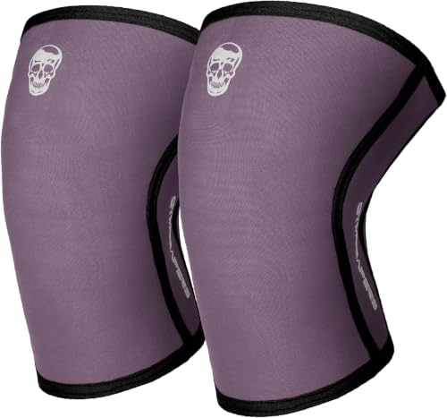 Gymreapers 5MM Knee Sleeves for Weightlifting, Squats, Powerlifting, and Functional Training – Compression Knee Support for Men & Women – Joint Protection & Recovery – Pair (Lilac, Medium)
