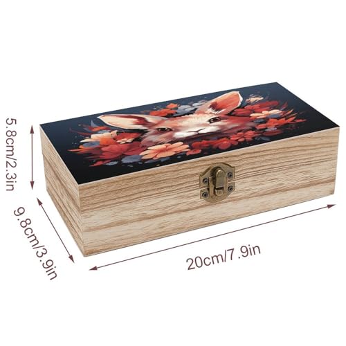 Coffret en bois souvenir de Pâques pour photos de famille - 3