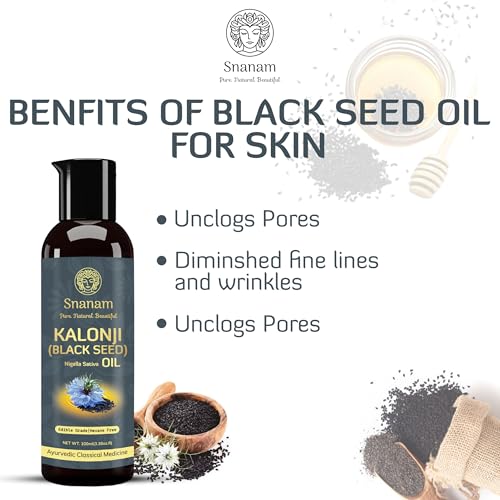Image of Premium Cold Pressed Kalonji Oil - Virgin Grade - Black Seed Oil - Nigella Sativa - 100ml