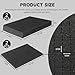Pick and Pluck Foam Sheets, 2Pcs 16 x 12 x 2 Inch Pick Apart Foam Inserts and 2Pcs 16 x 12 x 0.4 Inch Bottom Padding for Camera Storage, Crafts, Tool Box, Storage Drawer