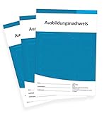 Berichtsheft für die Ausbildung – Azubi Ausbildungsnachweisheft täglich/wöchentlich – Ausbildungsnachweis als Wochenberichtsheft – DIN A4, 28 Seiten, 1 Woche je Seite, Montag bis Sonntag