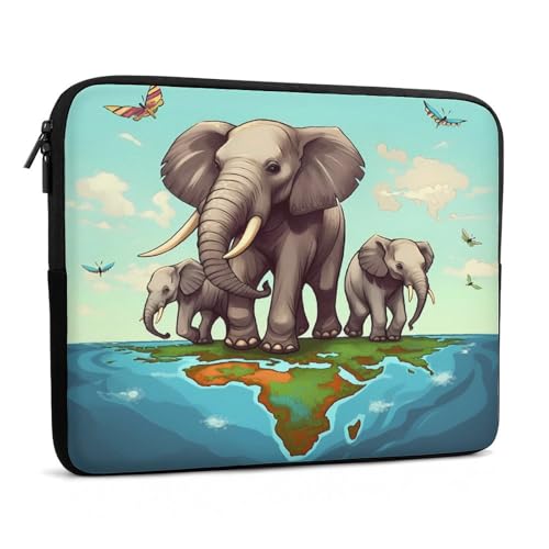 Funda para computadora a prueba de golpes Elephants resistente al agua 3