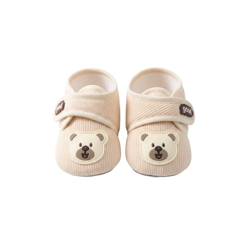 famwrapz Baby Booties for 3–9 Months | Soft Cotton Anti-Slip Infant Shoes with Cute Star Design | Comfortable Newborn Baby Shoes for Boys & Girls-picture-19