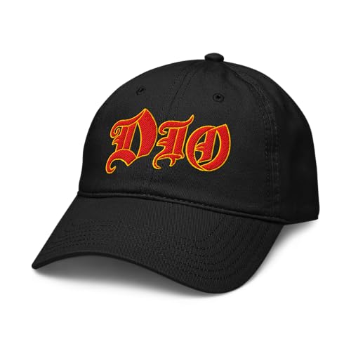 Dio- Embroidered Red Logo Adjustable Baseball Hat