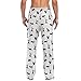 Ollabaky Men's Pajama Pants Yoga Dogs Doberman Sleepwear Lounge Pajama Bottoms with Pockets, L