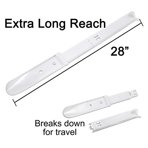 Shoehorn and Sock Remover Tool, 2-in-1 Dressing Aid - 28 Inches in Length