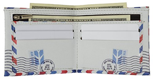 Marshal AirMail Design Wallet Men's Billfold Wallet2