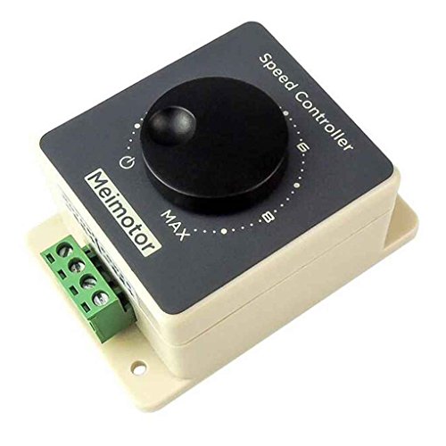 Elenxs Waterproof Shell DC 20A 12V 24V 36V 48V MAX 20A DC Motor Speed Control PWM HHO RC Controller Speed Regulator