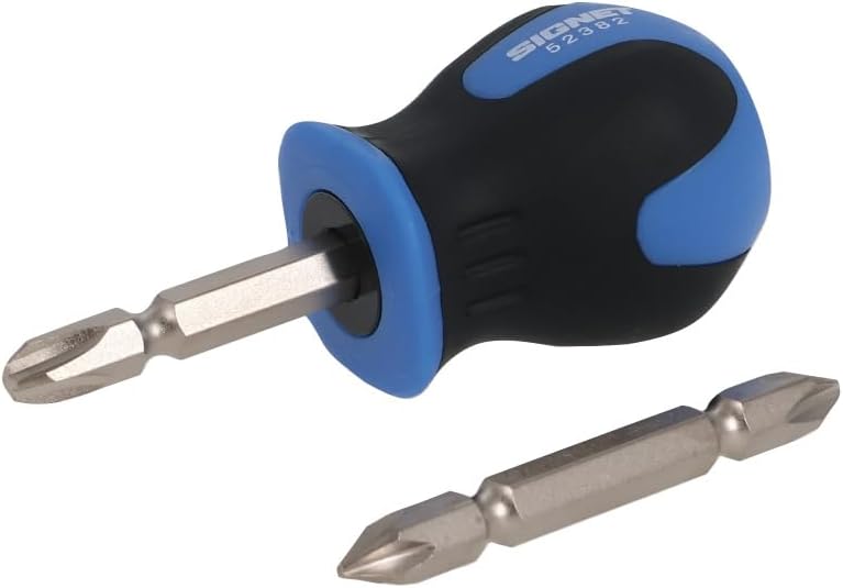 SIGNET 52382 Stabilizer Soft Grip Screwdriver Set, Replaceable Type