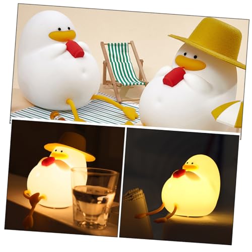 Lámpara de Noche de Silicona con Diseño de Pato miniatura 3