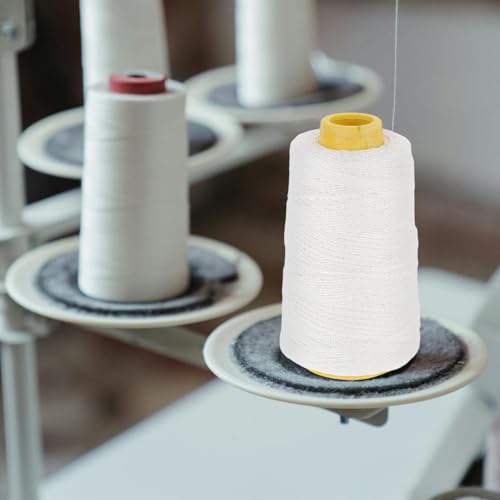 Hilo de costura de nailon resistente para cuero, lona y encuadernación, blanco, bobina de 300 m, para uso profesional manual y a máquina, para acolchado y manualidades miniatura 7