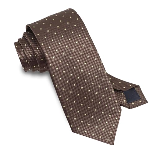 Image of Polka Dot Tie for Mem, Classic 57 inch Mens Ties Patterned Formal Men's Necktie for Business Party Wedding Shirt Tuxedo