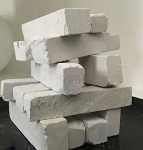 Image of Brighty Brightify Natural White Slate Bars 500g Pack | Soft Stone Chalk Blocks for Writing, Drawing, Educational, Art & Craft Use | Smooth White Slate Sticks for Teachers, Students & Artists
