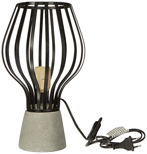 Sampa Helios 553039N Minsk Lampe, Métal, Ciment/Noir Cover