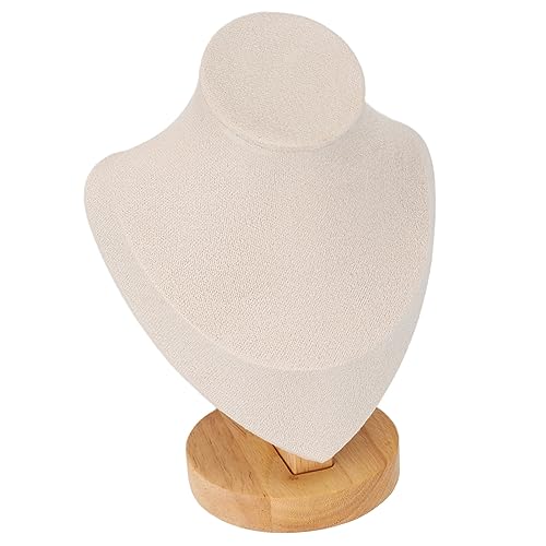 Brrnoo Beige Necklace Display Stand – Versatile & Secure Brrnoo Beige Necklace Display Stand – Versatile & Secure