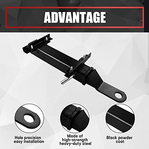 Viagl Golf Cart Trailer Hitch With 2" Receiver Fit For Backseat Footrest-Club Car, Ezgo, Yamaha #TOP5