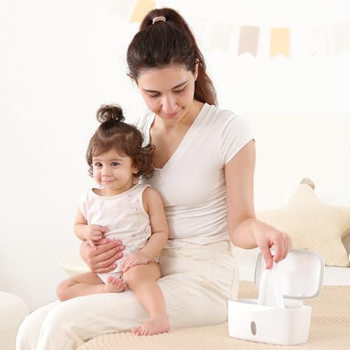 Wipes Dispenser with Weighted Plate, X2 PRO, Seposeve Perfect Pull Baby Wipe Holder, Refillable Wipe Container, Keeps Wipes Fresh, One-Handed Operation. Non-Slip, Easy Open/Close Wipes Case, Grey by Seposeve - Image 5
