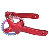 ✿ 【Apariencia de moda y fuerte compatibilidad】: El juego de bielas de bicicleta con apariencia moderna y forma hermosa, tiene una fuerte resistencia axial y una fuerte compatibilidad, que es un reemplazo perfecto para la reparación de bicicletas, compatible con muchos modelos de bicicletas.