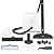 Dupray Neat Steam Cleaner Powerful Multipurpose Portable Steamer for Floors, Cars, Tiles Grout Cleaning Chemical Free Disinfection Kills 99.99%* of Bacteria and Viruses