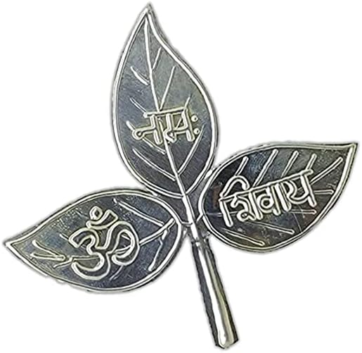 Amazon.com: Honoly Pure Silver Belpatra Belpatri Bilva Pathram Leaves ...