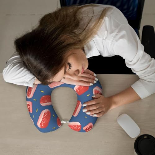 Almohada viscoelástica para cuello tamaño único negra miniatura 6