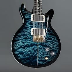 PRS Santana Retro 10 Top Quilt CC Faded Whale Blue #23 0361706 – Guitare Électrique Personnalisée - Les Beatles, Paul McCartney, John Lennon, RIngo Starr, George Harrison PRS Santana Retro 10 Top Quilt CC Faded Whale Blue #23 0361706 - Guitare Électrique Personnalisée – Image 6