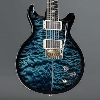 PRS Santana Retro 10 Top Quilt CC Faded Whale Blue #23 0361706 – Guitare Électrique Personnalisée - Les Beatles, Paul McCartney, John Lennon, RIngo Starr, George Harrison PRS Santana Retro 10 Top Quilt CC Faded Whale Blue #23 0361706 - Guitare Électrique Personnalisée – Image 6