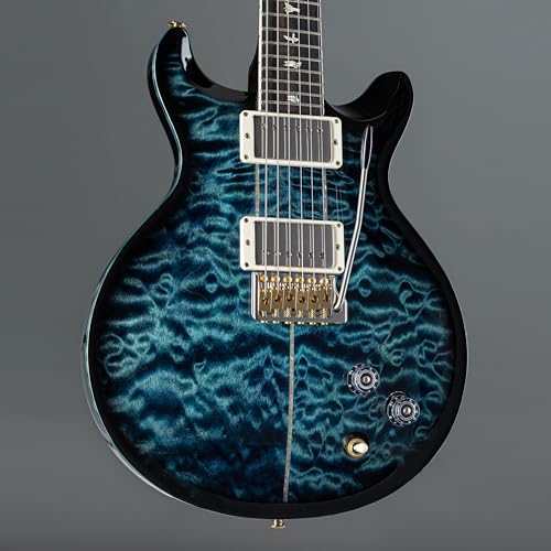 PRS Santana Retro 10 Top Quilt CC Faded Whale Blue #23 0361706 – Guitare Électrique Personnalisée - Les Beatles, Paul McCartney, John Lennon, RIngo Starr, George Harrison PRS Santana Retro 10 Top Quilt CC Faded Whale Blue #23 0361706 - Guitare Électrique Personnalisée – Image 7
