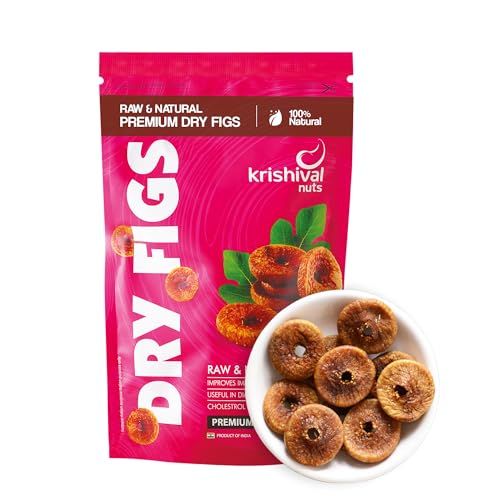 KRISHIVAL NUTS Premium Dried Anjeer 250 Grams Pack of 1 | Dry Fig...