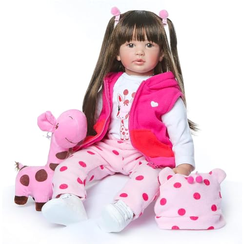 Muñeca Reborn para Niñas 24 Pulgadas Lifelike miniatura 1