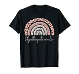 Physiothérapeute animalier arc-en-ciel léopard T-Shirt
