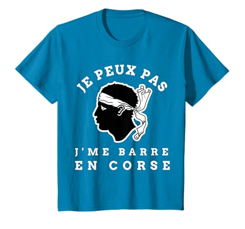 J’Peux Pas J’me Barre en Corse Voyage Humour drôle Cadeau T-Shirt