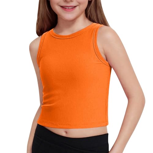 T-Shirt Fille et débardeur de yoga côtelé pour le sport et fitness été