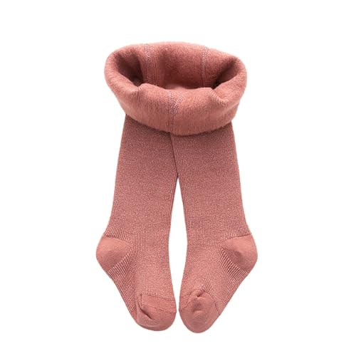 Warm Leggings for Girls Toddler Baby Kids Winter Solid Ribbed Footed Pantyhose Stretchy Warm Stockings Thermal Tights