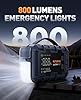 Portable 10-in-1 Car Battery Jump Starter with Air Compressor 8000A 160PSI 45W Charger, Jump Starter Jump Box (All Gas 14L Diesel), Car Battery Jumper Starter Portable Jumper Cables, Gloves, Lights #5