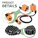 Stator & Relay & Rectifier Ignition Coil Gasket Kit for Yamaha Bear Tracker 250 2001-2004 Bruin 250 Big Bear 250 2005-2009